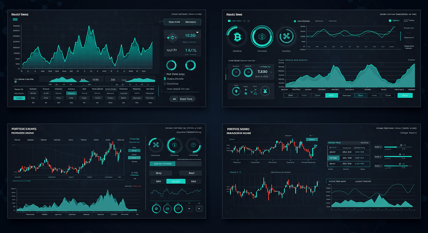 Futuristic dashboard showing prediction market trades on low-cost custom rollup with dynamic fees, blockchain UI for crypto prediction apps 2026