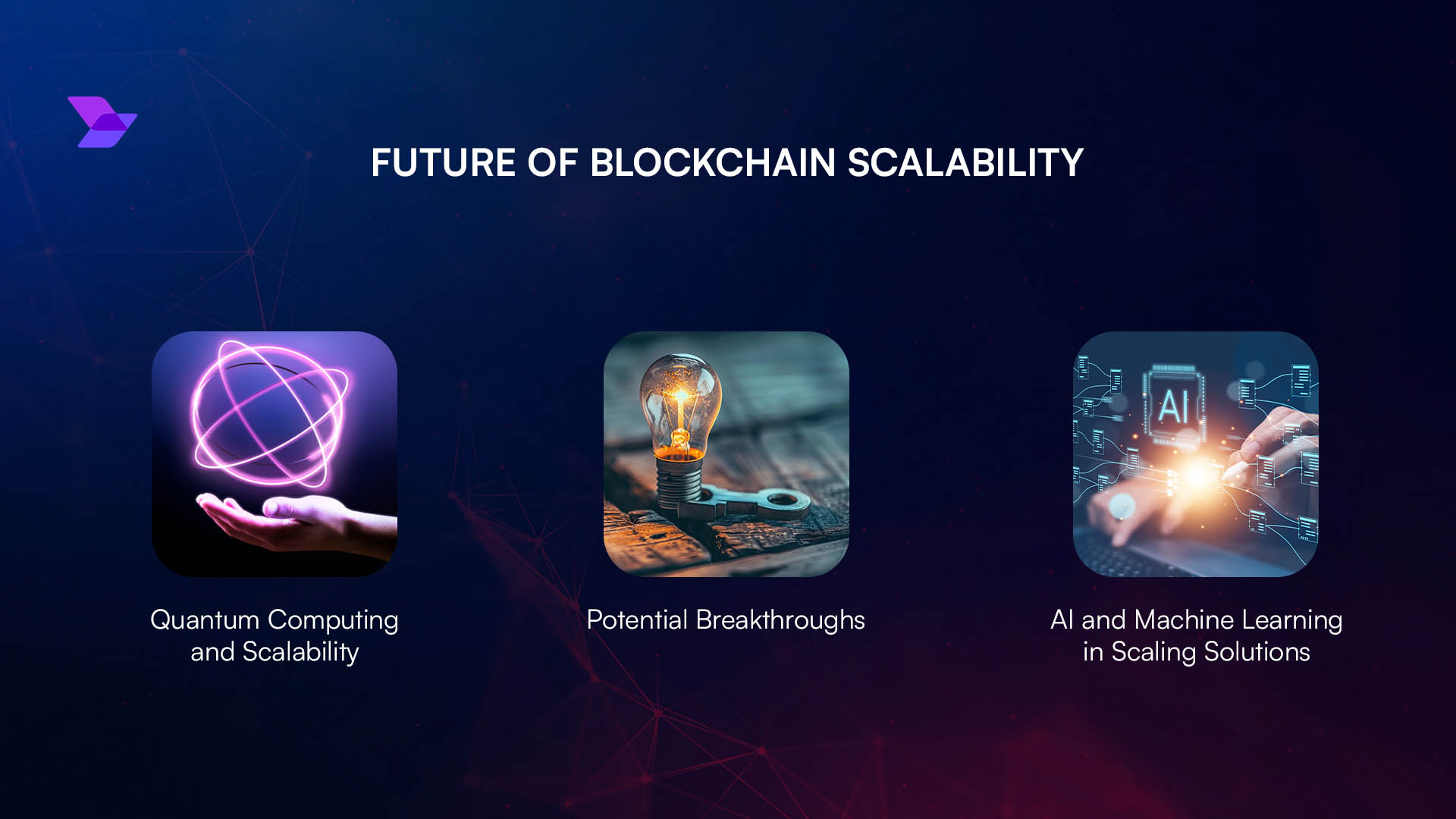 Vibrant illustration of blockchain nodes dynamically adjusting fees based on network demand, representing efficiency and scalability in custom app-chains for microtransactions.